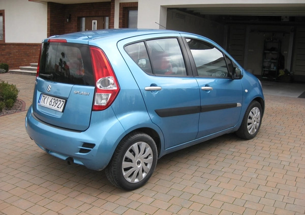 Suzuki Splash cena 24900 przebieg: 79680, rok produkcji 2014 z Brzeziny małe 596